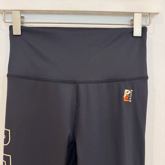 PE Nation High Rise Logo 7/8 Athletic Workout Leggings Gym Pant Activewear Small - Picture 5 of 14